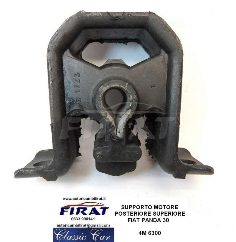 SUPPORTO MOTORE FIAT PANDA 30 POST. 6300